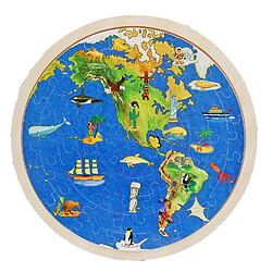 Goki Puzzle globe terrestre