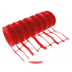 Grillage avertisseur 30cm en 100m - Rouge - JANOPLAST