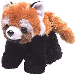 Wild Republic peluche petit panda de 18 cm brun noir blanc 