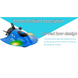 Acheter Universal Mini RC Submarine Création Jouet RC Jouet Télécommande Imperméable Plongée Cadeaux de Noël Cadeaux d'anniversaire Enfants Garçons | RC Submarine (Bleu)