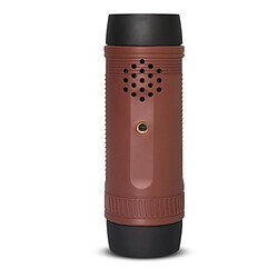 Acheter Wewoo Enceinte Bluetooth étanche café pour iPhone, Galaxy, Sony, Lenovo, HTC, Huawei, Google, LG, Xiaomi, d'autres Smartphones Multifonctionnel Extérieur Haut-Parleur, 4000mAh Batterie,