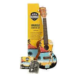 LEARN TO PLAY Elvis Blue Hawaii Concert Ukulélé Starter Kit Kala