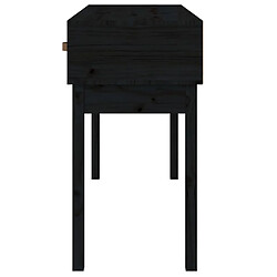 Acheter vidaXL Table console Noir 114x40x75 cm Bois massif de pin