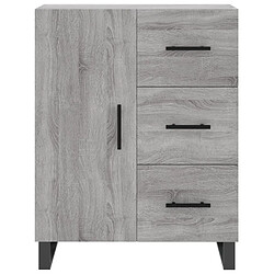 Acheter vidaXL Buffet sonoma gris 69,5x34x90 cm bois d'ingénierie