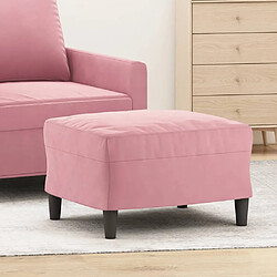 Maison Chic Repose-pied,Tabouret confortable Rose 60x50x41 cm Velours -MN17987