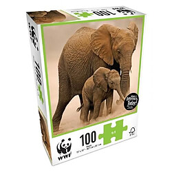 Puzzle 100 pièces Bébé Elephant WWF 