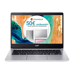 PC Portable - ACER - Chromebook 314 CB314-2H-K04F - 14 FHD - MTK MT8183 - RAM 4 Go - Stockage 32 Go - ChromeOS - AZERTY