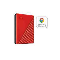 Disque Dur Externe Western Digital My Passport 4 To Rouge 