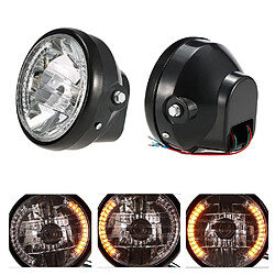 Justgreenbox Indicateurs de clignotants à LED ronds pour phares de moto de 7 " - 32976168162