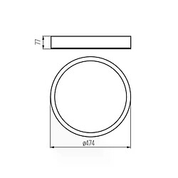 Avis Kanlux Plafonnier à Culot 3 x E27 rond Ø475mm Blanc mat