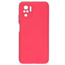 Avizar Coque Xiaomi Redmi Note 10 et Redmi Note 10s Semi-rigide Soft Touch Fine Fuchsia