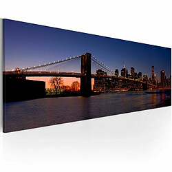 Paris Prix Tableau Imprimé Pont de Brooklyn Panorama 40 x 120 cm 