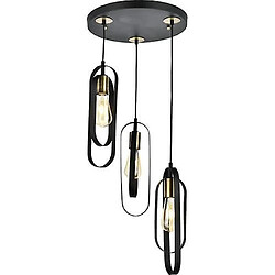 Universal Home Esse Black Play Pendant Lamp Chandelier