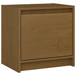 Avis vidaXL Tables de chevet 2 pcs Marron miel 40x30,5x40 cm Bois de pin