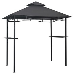 vidaXL Belvédère de barbecue 240x150x255 cm Anthracite Acier