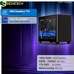 Sedatech Mini-PC Evo ITX • Intel i9-12900K • 16Go DDR5 • 1To SSD M.2 • sans OS