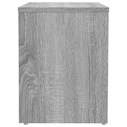 Avis vidaXL Table de chevet Sonoma gris 40x30x40 cm Bois d'ingénierie