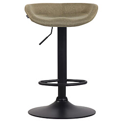 Non Tabouret de bar Anaheim tissu noir