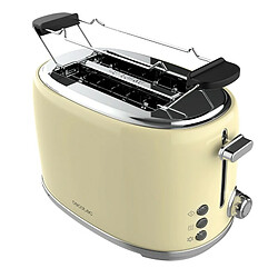 Cecotec Tostadora vertical Toast&Taste 1000 Retro Double Beige. 980 W, 2 Rebanadas