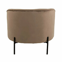 Mes Fauteuil 71x67x66 cm en tissu taupe pas cher