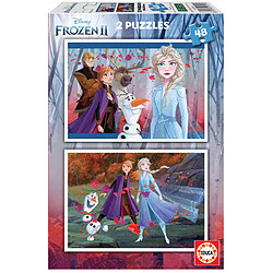 Educa Borras EDUCA PUZZLE 2X48 LA REINE DES NEIGES 2