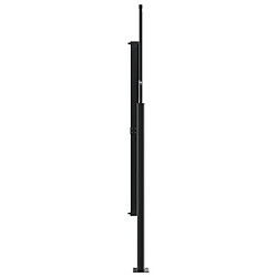 Avis vidaXL Auvent latéral rétractable anthracite 160x500 cm