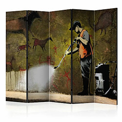 Paris Prix Paravent 5 Volets Banksy - Cave Painting 172x225cm