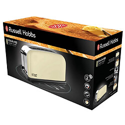 Grille-pains 1 fente 1000w crème - 21395-56 - RUSSELL HOBBS