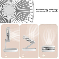 Avis Elixir Nouveau mini ventilateur mural de bureau ventilateur pliant rechargeable usb fanyellow