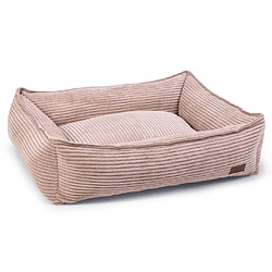 Designed by Lotte Lit nervuré pour chien Rose 80x70x22 cm