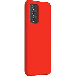 BigBen Connected Coque pour Galaxy A52/A52s Rigide en Silicone Soft Touch Rouge