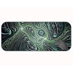 Universal (750x300x3) XXL GAMING MOUSE PAD, Digital Art Green Art Office Mouse Pad