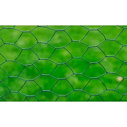 Avis vidaXL Clôture en treillis acier hexagonal 1x25 m vert foncé