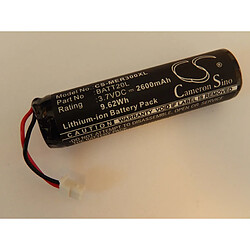 vhbw Li-Ion Batterie 2600mAh (3.7V) pour radio Midland ER200, ER300 comme BATT20L. 