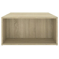 Avis vidaXL Table basse chêne sonoma 90x67x33 cm bois d'ingénierie