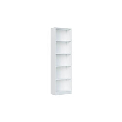 Loungitude Etagère murale ALIX 4 tablettes Etagère murale ALIX 4 tablettes L52cm x H180cm - Blanc