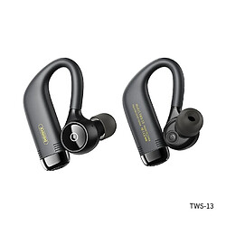 Universal TWS-13 Bluetooth 5.0 Style de suspension arrière Casque audio stéréo Bluetooth sans fil authentique