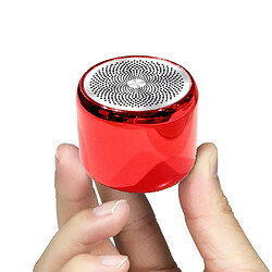 Wewoo Enceinte Bluetooth M1 Mini Haut-parleur Subwoofer portable en alliage d'aluminium TWS BluetoothAppel mains libres Dream Red