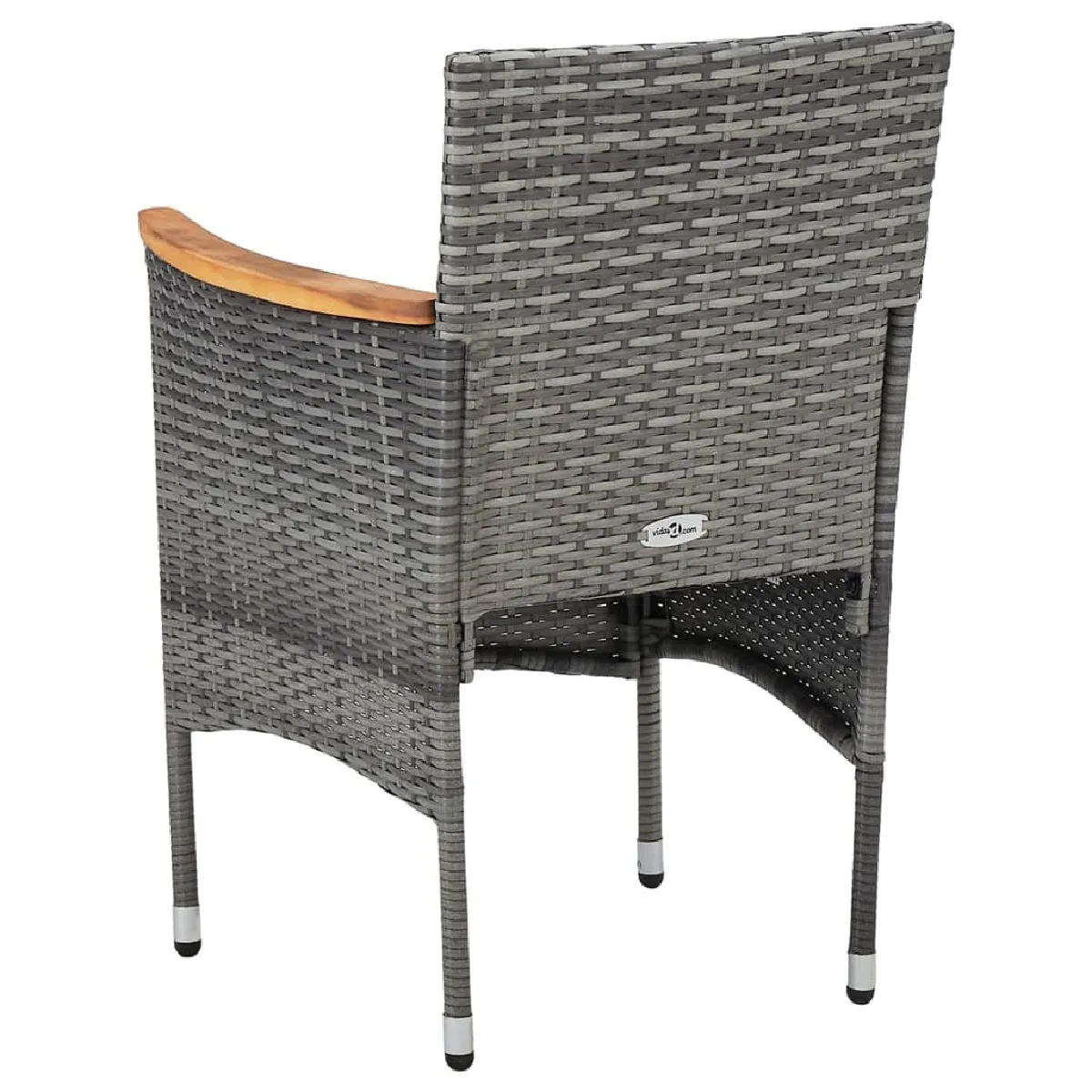 Acheter Maison Chic Mobilier à dîner 11 pcs de jardin - Ensemble table et chaises d'extérieur - Salon/Mobilier de jardin classique Résine tressée Gris -MN95947