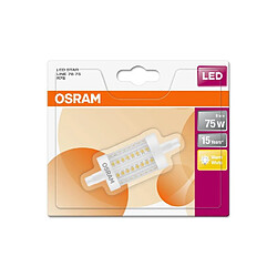 Avis OSRAM Ampoule crayon LED 78 mm R7S 8 W équivalent a 75 W blanc chaud