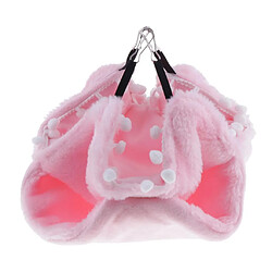 Hamac Petits Animaux Petits Animaux Hamac Confortable Nid Chaud D'hiver Pour Les Oiseaux De Hamster Rose Perroquet