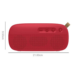 Avis Yonis Enceinte Bluetooth TWS Étanche Avec Boucle Cuir