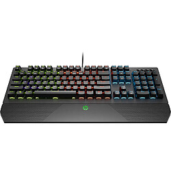 HP Pavilion Gaming 800 Clavier USB Italien Noir - Claviers (Standard, USB, Clavier mécanique, Noir)