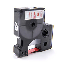 vhbw cassette à bande cartouche 9mm rouge sur blanc pour imprimante d´étiquette Dymo LabelManager 260P, 280 remplace Dymo D1, 40915. 