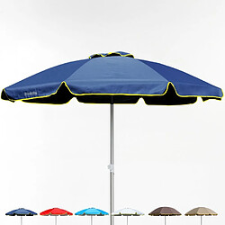 Beachline Parasol de plage 220 cm aluminium coupe-vent professionnel UV protection Bagnino Fluo