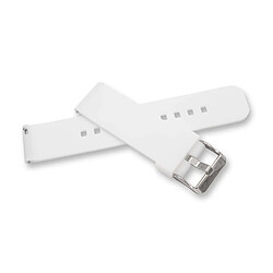 vhbw bracelet compatible avec Asus VivoWatch montre connectée - 12.2cm + 8.4cm silicone blanc