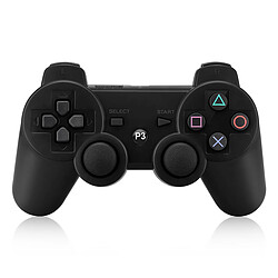 Ps3 Manette de Jeu Gampad Bluetooth Sans Fil Noir