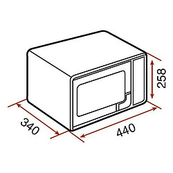 Micro-ondes avec Gril Teka 40590480 20 L 700W