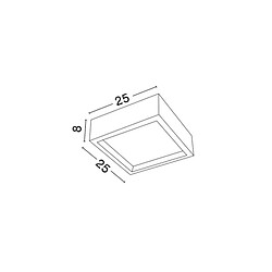 NOVA LUCE Plafonnier BELINA Blanc E27 2x12 W