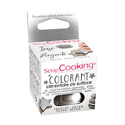 Scrapcooking Colorant de surface - Argenté 5 g 